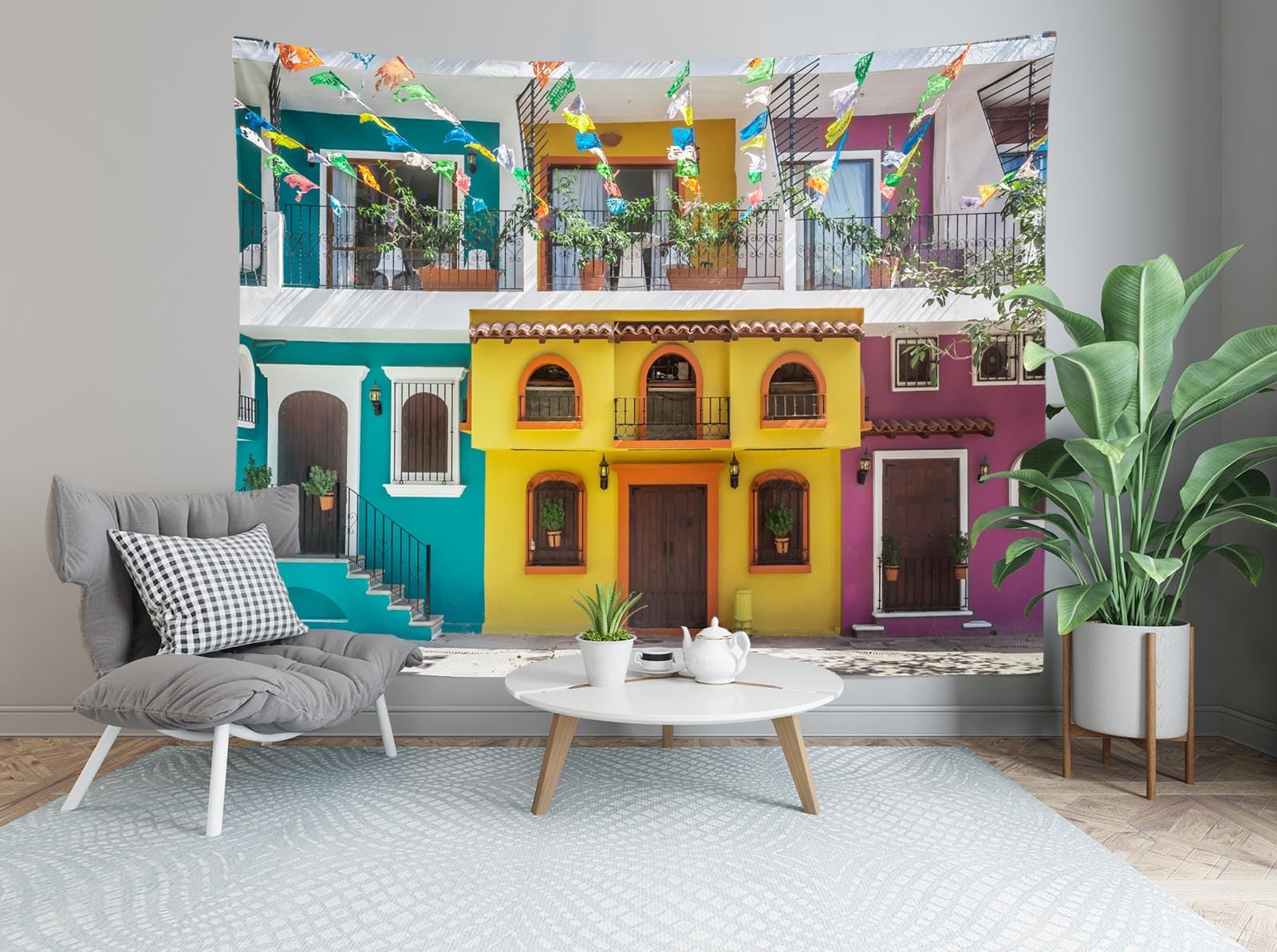 vintage tapestry 街 BCIIG Vintage Tapestry Cozy Street Tapestry Night Scenery